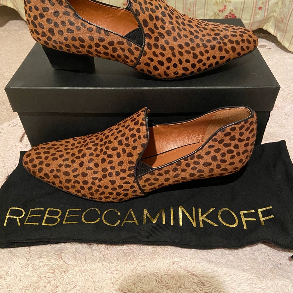 Rebecca Minkoff Calf Hair Loafers